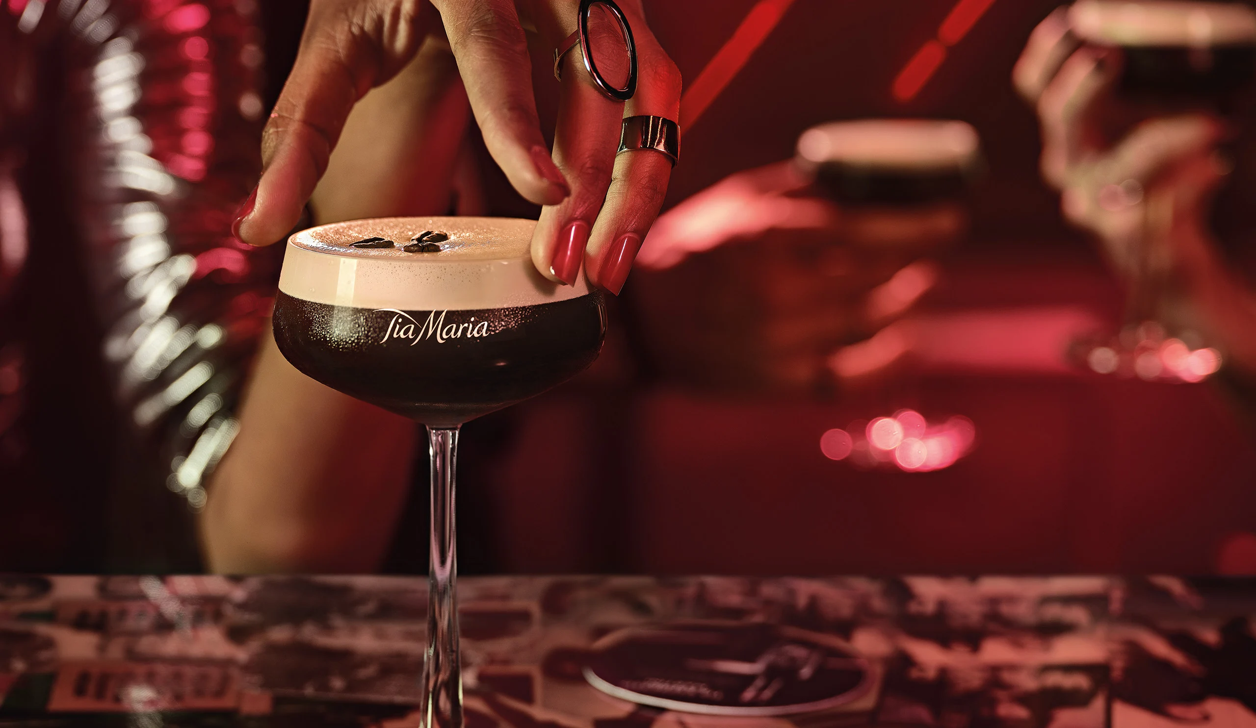 Image from the project realized for Tia Maria by Antiorario Creative Agency. Content design and production - social media content design